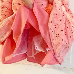 Rare Editions Dresses - Everything BOGO Free π Coral Eyelet Dress Rare Editions Dresses - Everything BOGO Free π Coral Eyelet Dress